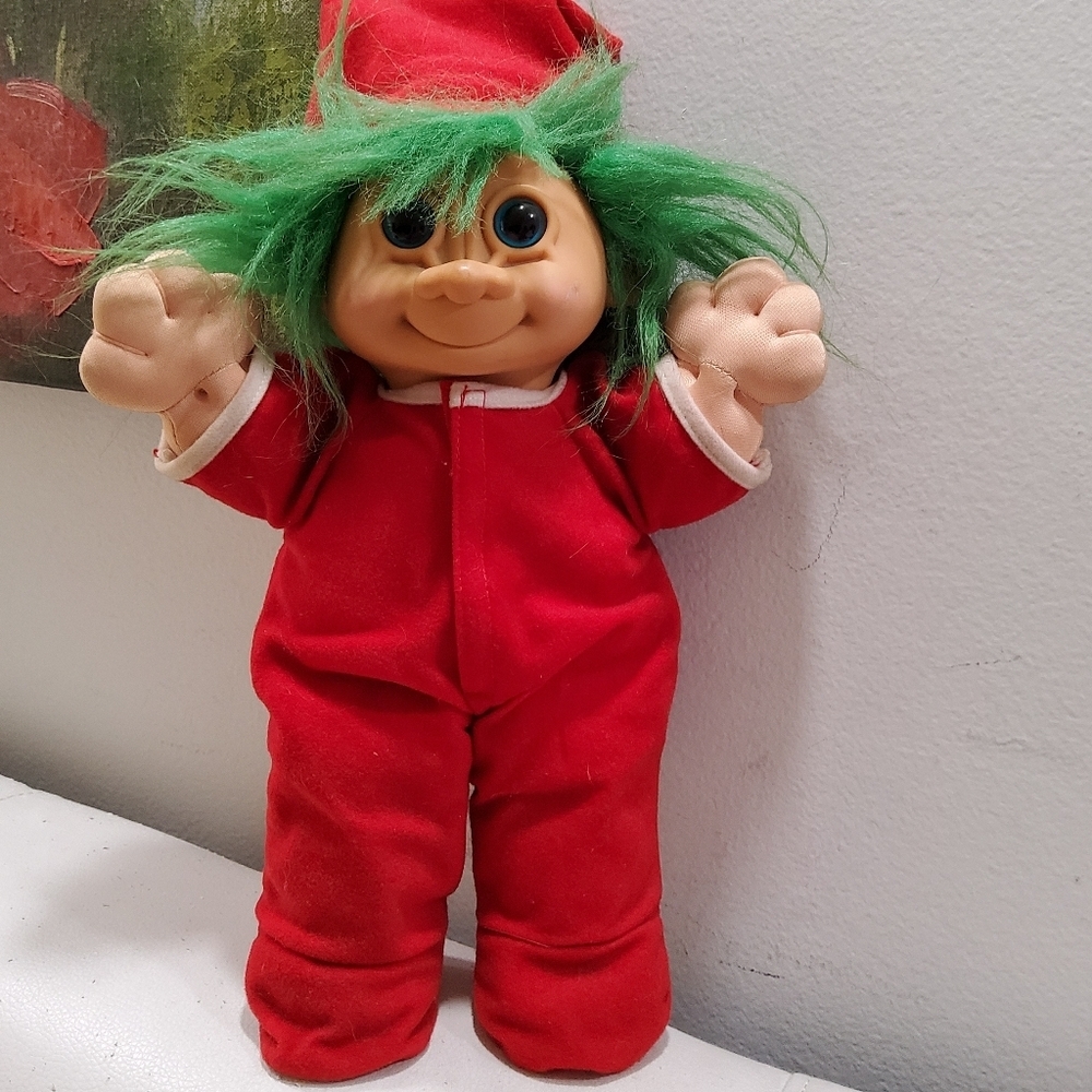 RUSS Christmas Troll Doll Decoration Santa